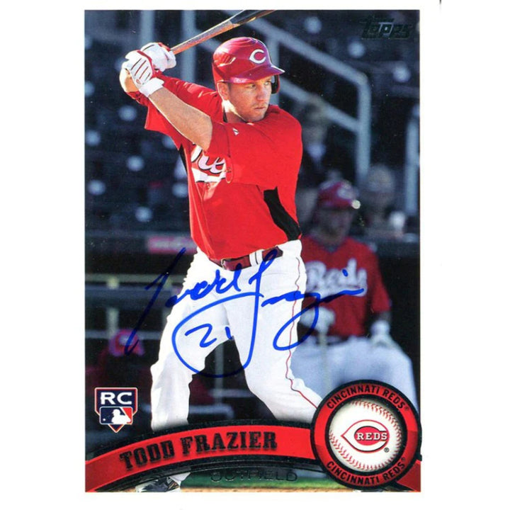 Todd Frazier Autographed 2011 Topps Rookie Card