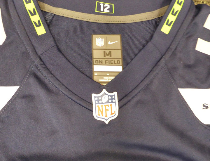 Seattle Seahawks Shaquem Griffin Signed Blue Nike Jersey Size M MCS Holo