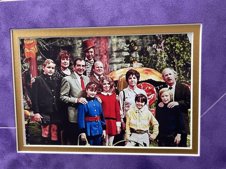 Willy Wonka Kids x5 Signed Framed 11x14 Photo Golden Ticket Themmen COA Auto Blk