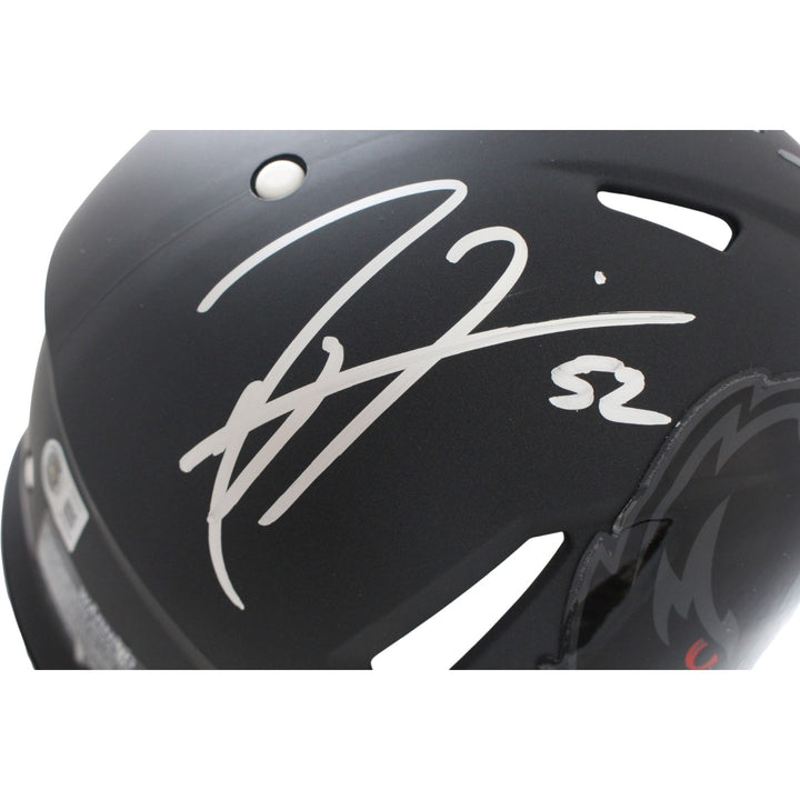 Ray Lewis Signed Baltimore Ravens Authentic 2026 ALT #2 Helmet Beckett WIT 57524