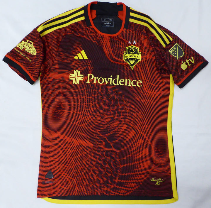 Seattle Sounders Alex Roldan Signed 2023 Season Match Used Adidas Black Jersey