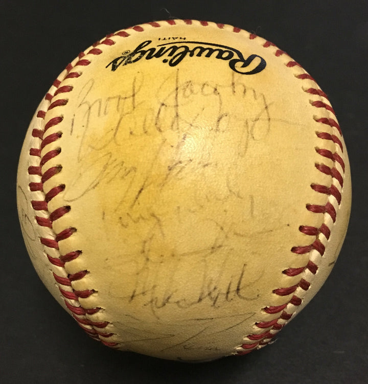 1986 Super Major Japan Series team signed baseball 26 Auto Tony Gwynn Ripken COA