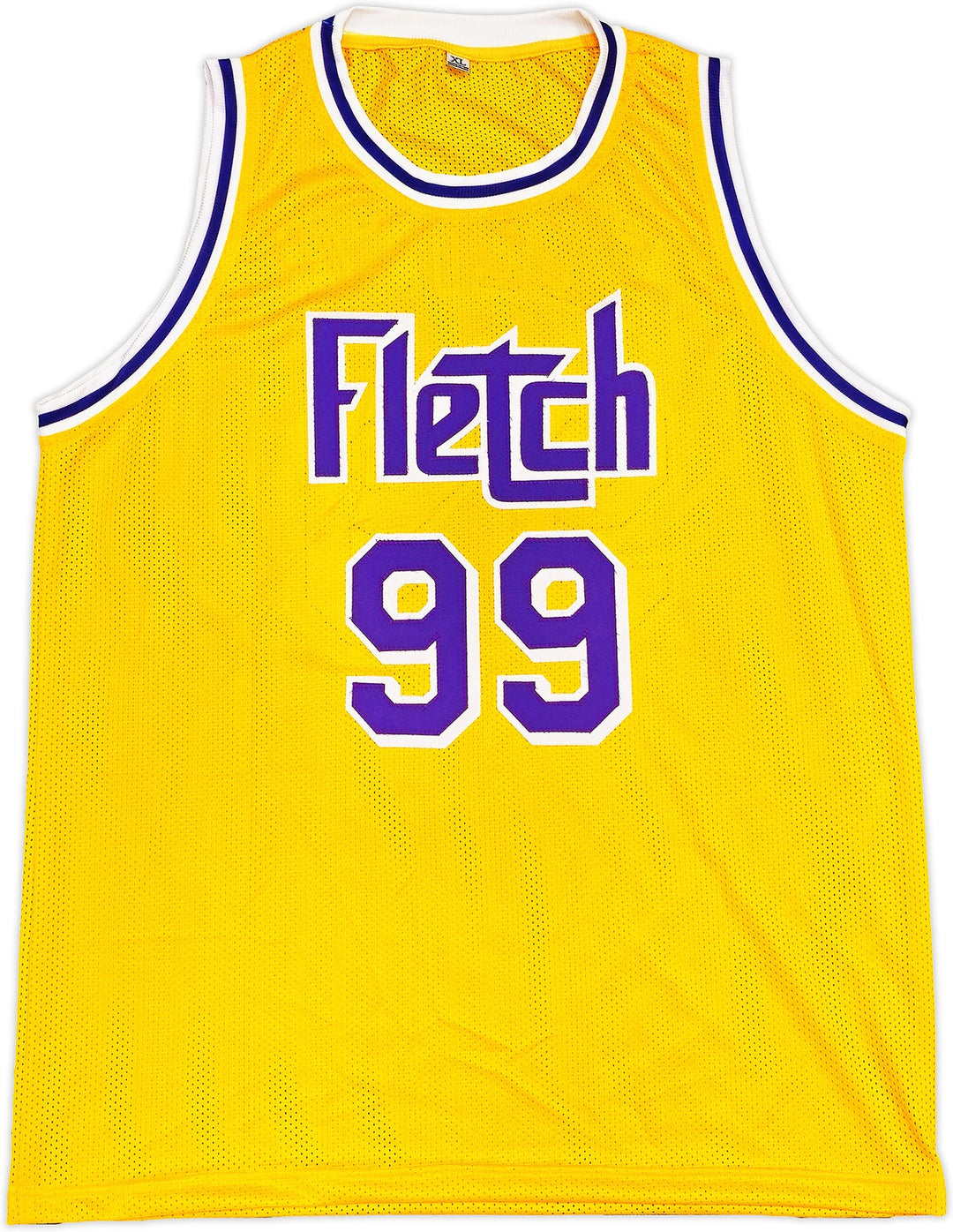 Fletch Chevy Chase Signed Yellow Jersey Beckett BAS Witness