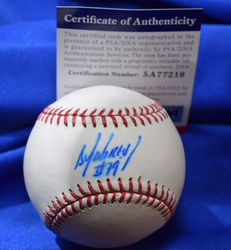 Jose Abreu PSA DNA Autograph Major League Signed Baseball OML