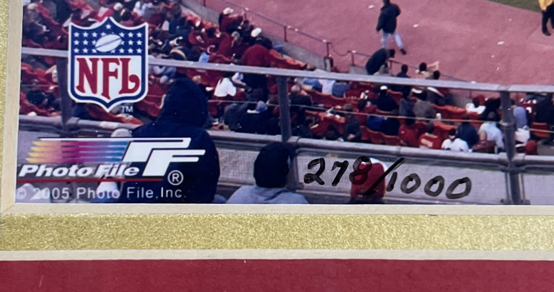 San Francisco 49ers Super Bowl Highland Mint Medallions 8x10 Photo Framed LE