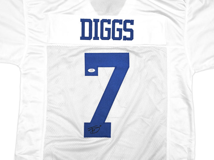 Dallas Cowboys Trevon Diggs Autographed Signed White Jersey PSA/DNA