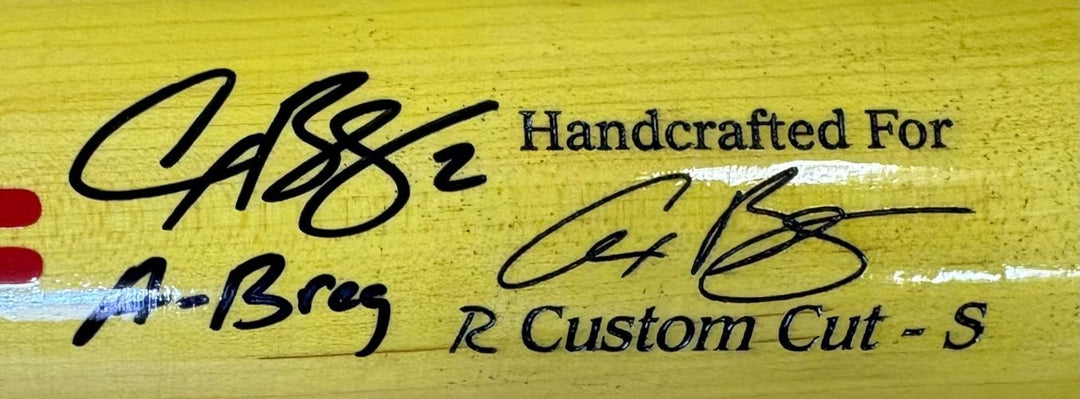 Alex Bregman Chicago Cubs Signed Marucci Player Model Bat A-Breg Insc BAS