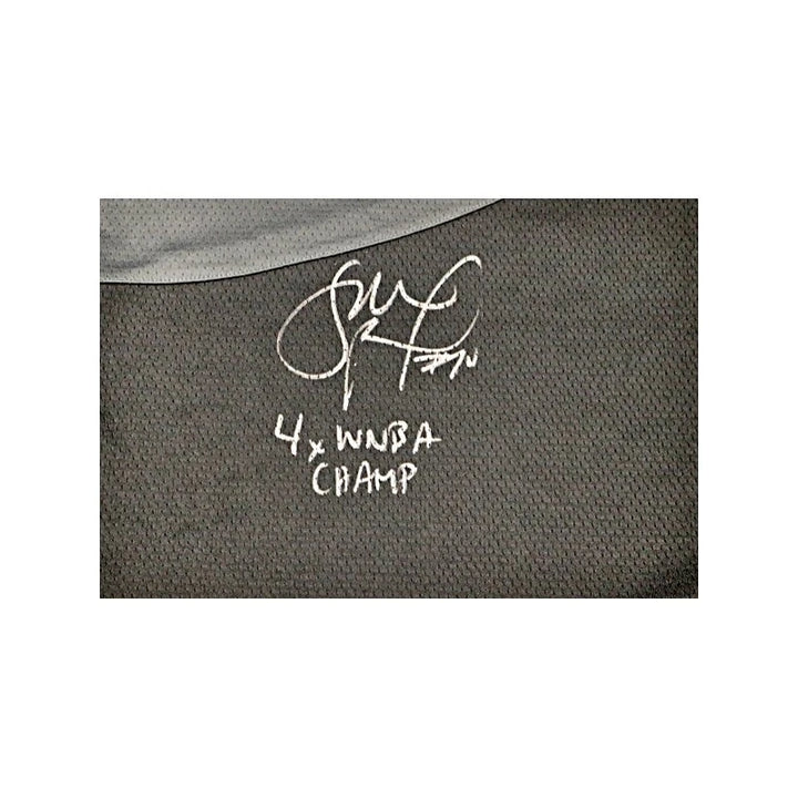 Sue Bird Seattle Storm Autographed Nike Rebel Edition Black Jersey with "4x WNBA Champ" Inscription Signed Under Number (CX Auth)