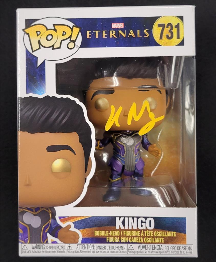 Kumail Nanjiani signed Kingo Funko Pop! Marvel Eternals autograph ~ Beckett BAS