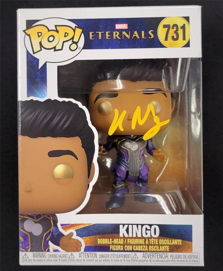 Kumail Nanjiani signed Kingo Funko Pop! Marvel Eternals autograph ~ Beckett BAS