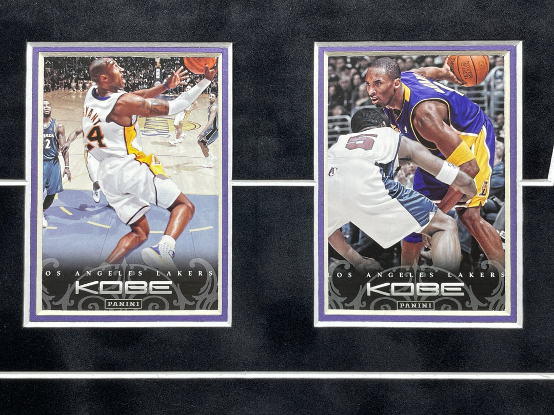 Kobe Bryant Lakers Game Used Ticket, Floor & Last Game Confetti Framed #D/50 COA
