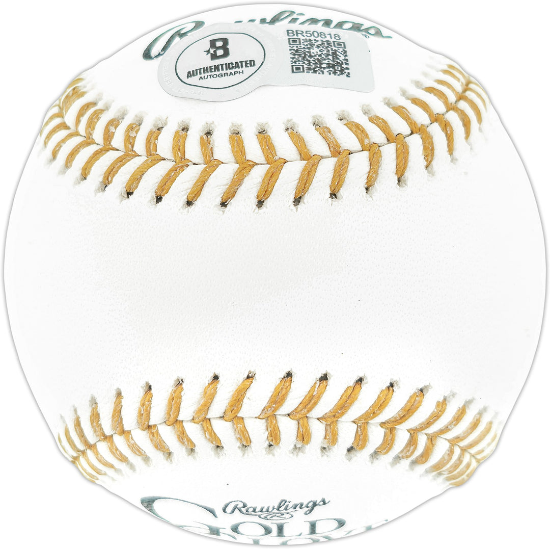 Dave Concepcion Signed Gold Glove Logo MLB Baseball Reds "5x GG" Beckett 253169