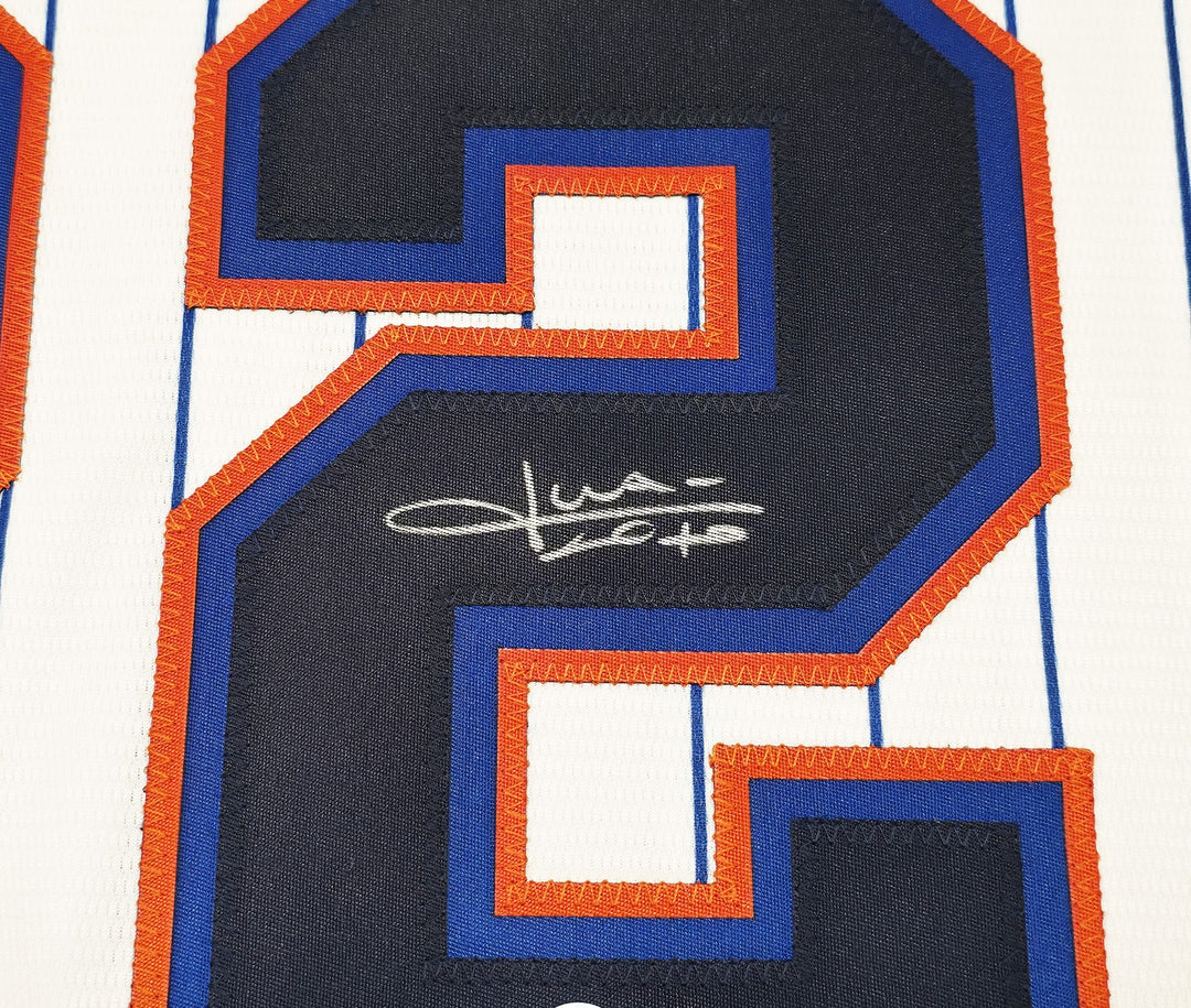 New York Mets Juan Soto Signed White Nike Jersey Size L Beckett