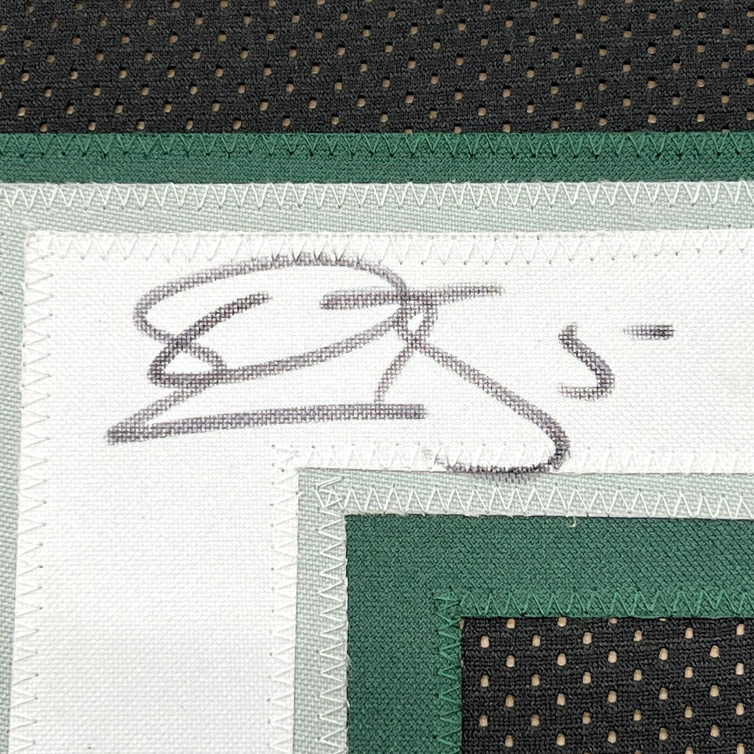 FRAMED Signed DONOVAN MCNABB 35x39 Philadelphia Black Jersey JSA COA