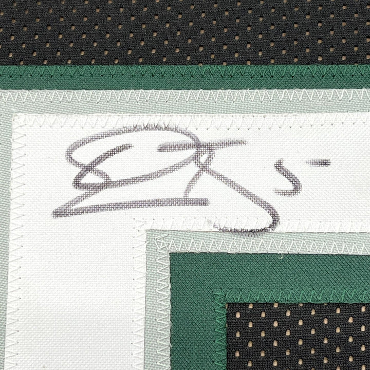 FRAMED Signed DONOVAN MCNABB 35x39 Philadelphia Black Jersey JSA COA