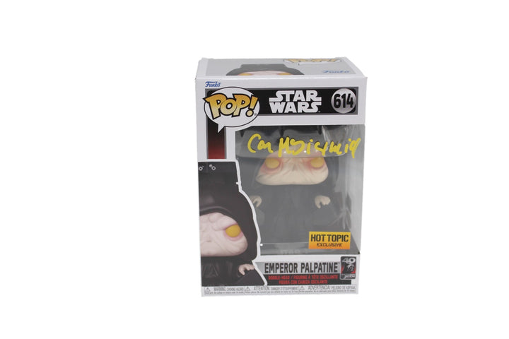 Ian McDiarmid Signed Funko Pop Star Wars Emperor Palpatine 614 JSA COA Autograph