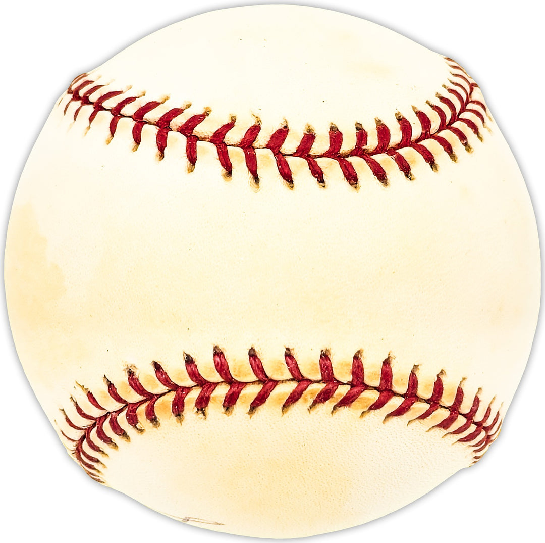 Sam Calderone Signed NL Baseball NY Giants, Milwaukee Braves Beckett #BM25730