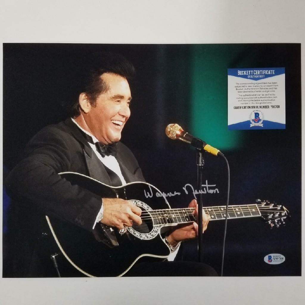 Wayne Newton signed 11x14 Photo #6 Las Vegas Actor Singer Autograph ~ BAS COA