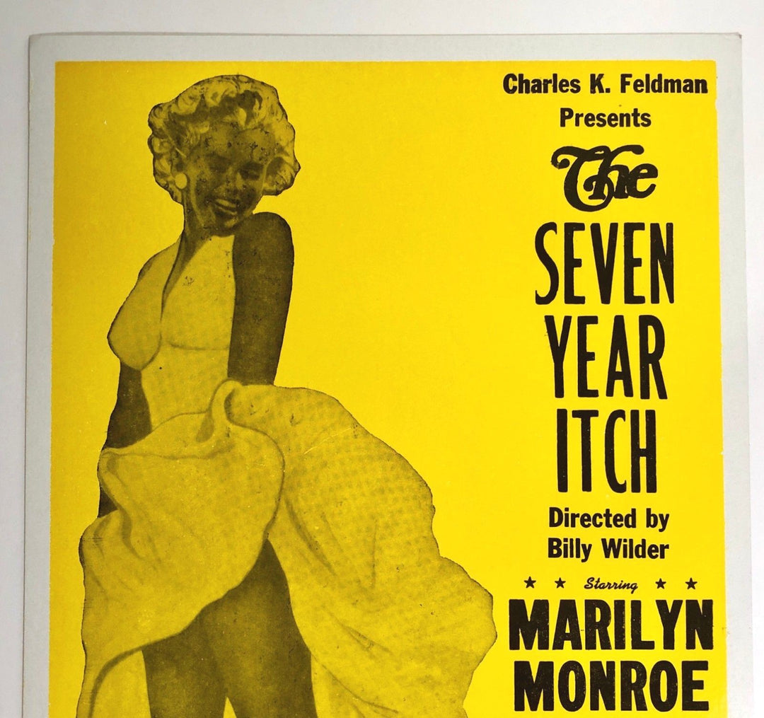 Marilyn Monroe Vintage "The Seven Year Itch" 14x22 Tribute Poster Movie