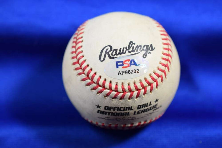 Tommy John PSA DNA Autograph National League ONL Signed Baseball Yankees