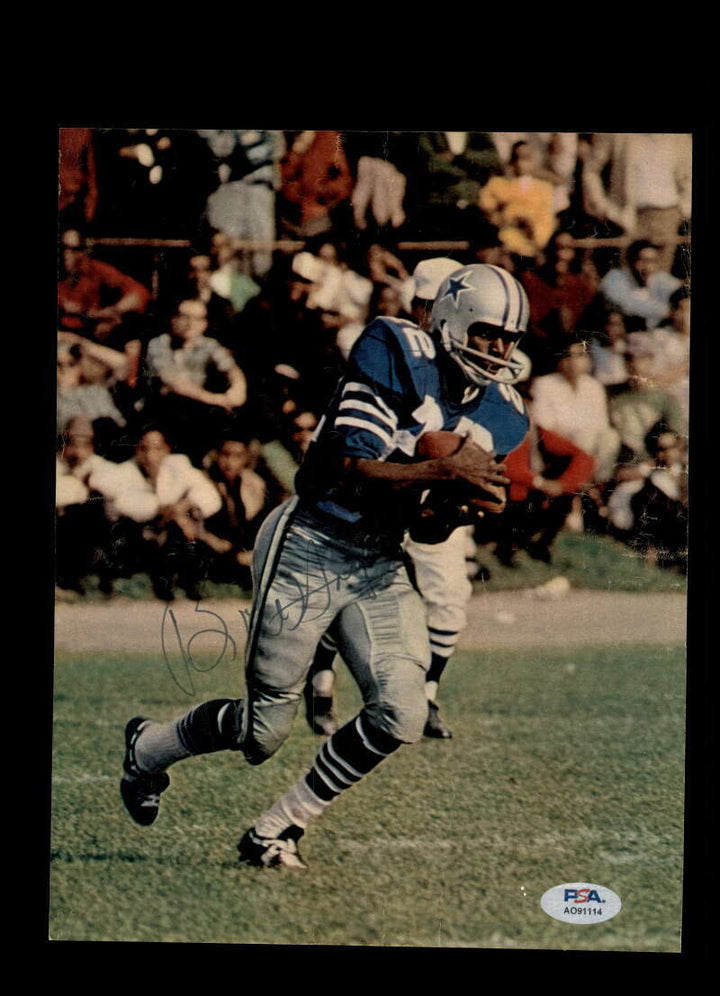 Bob Hayes PSA DNA Signed 8x10 Photo Cowboys Autograph