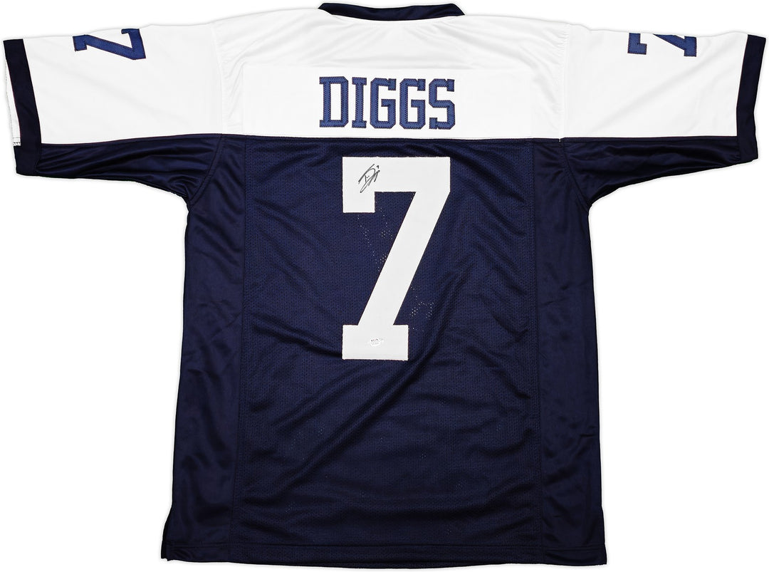 Dallas Cowboys Trevon Diggs Autographed Signed Blue & White Jersey PSA/DNA