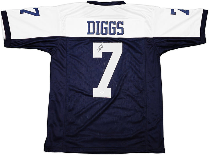 Dallas Cowboys Trevon Diggs Autographed Signed Blue & White Jersey PSA/DNA