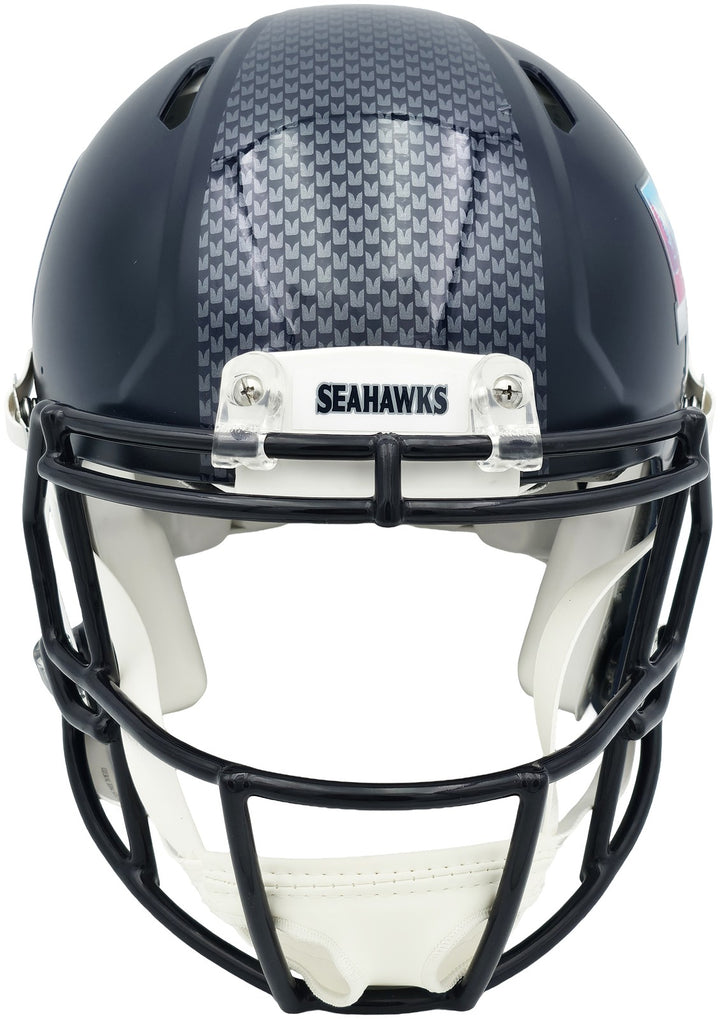 Unsigned Seahawks SB LX Champions Logo Full Sz Speed Authentic Helmet