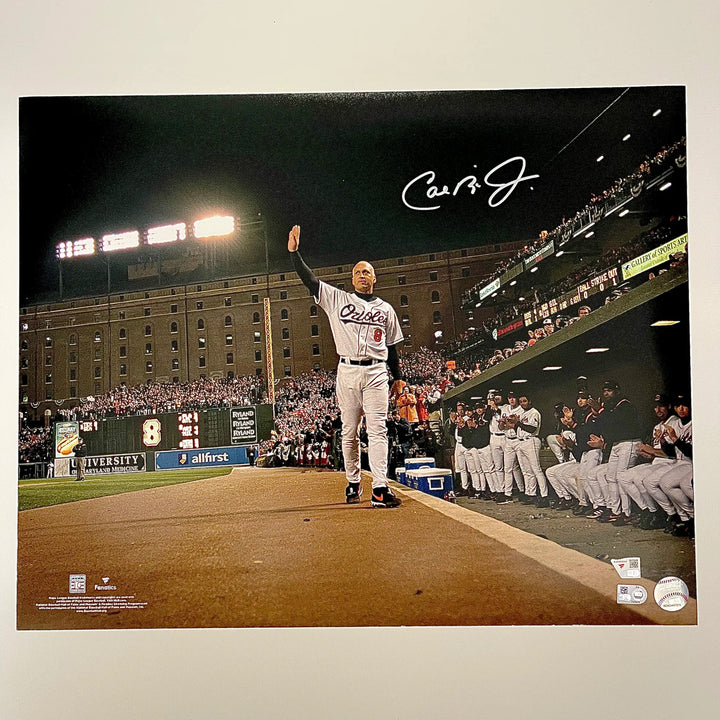 Cal Ripken Jr. Signed 16x20 Photo Fanatics Authentic Baltimore Orioles