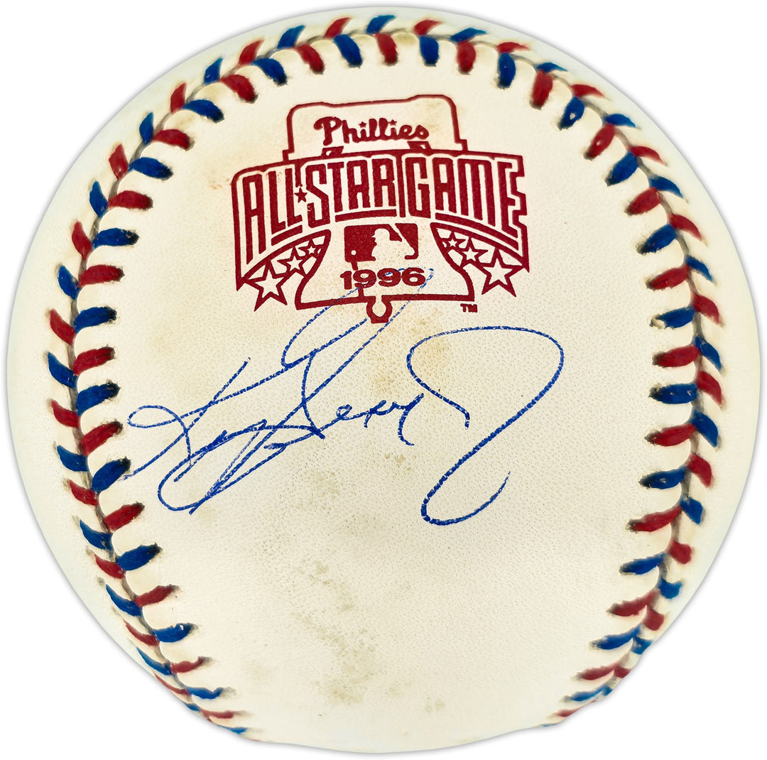 Ken Griffey Jr. Auto 1996 All Star Game Logo Baseball Mariners Beckett 3W342019