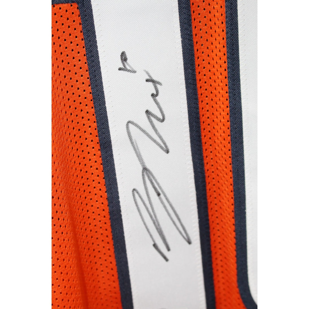 Bo Nix Autographed/Signed Pro Style Size XL Orange Jersey Beckett Witness 55109