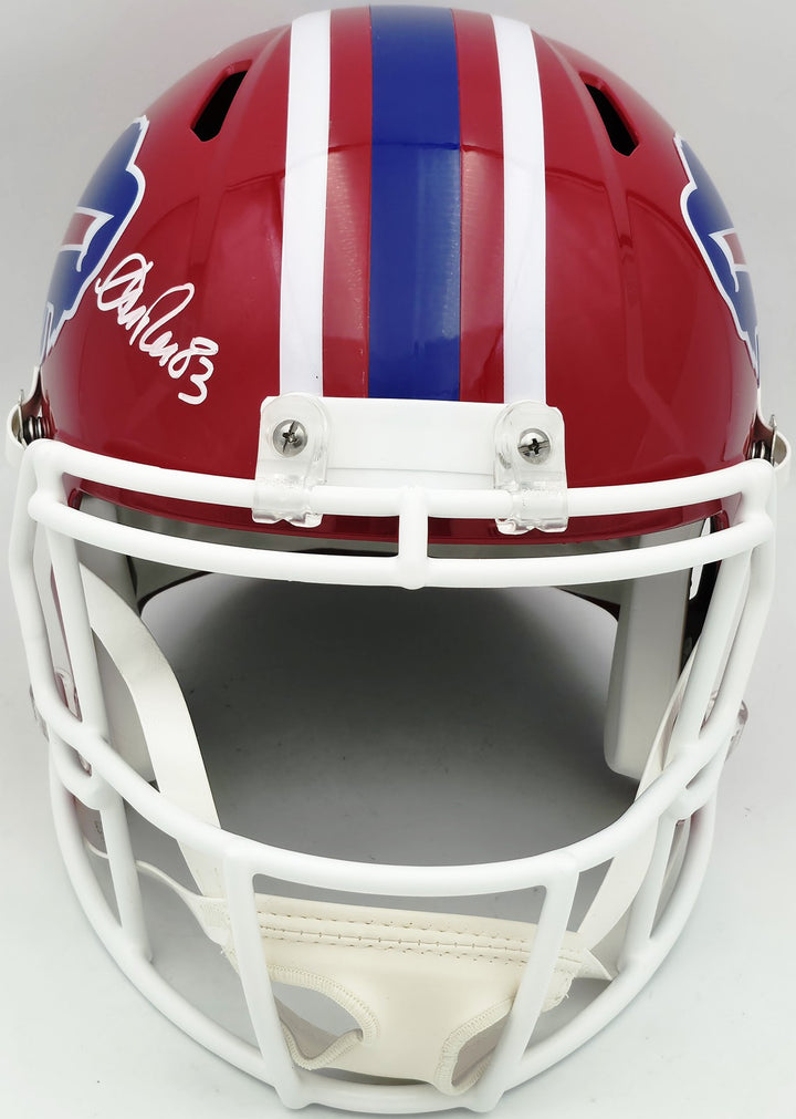 Jim Kelly, Thomas & Reed Auto Bills Red Full Size Replica Speed Helmet Beckett