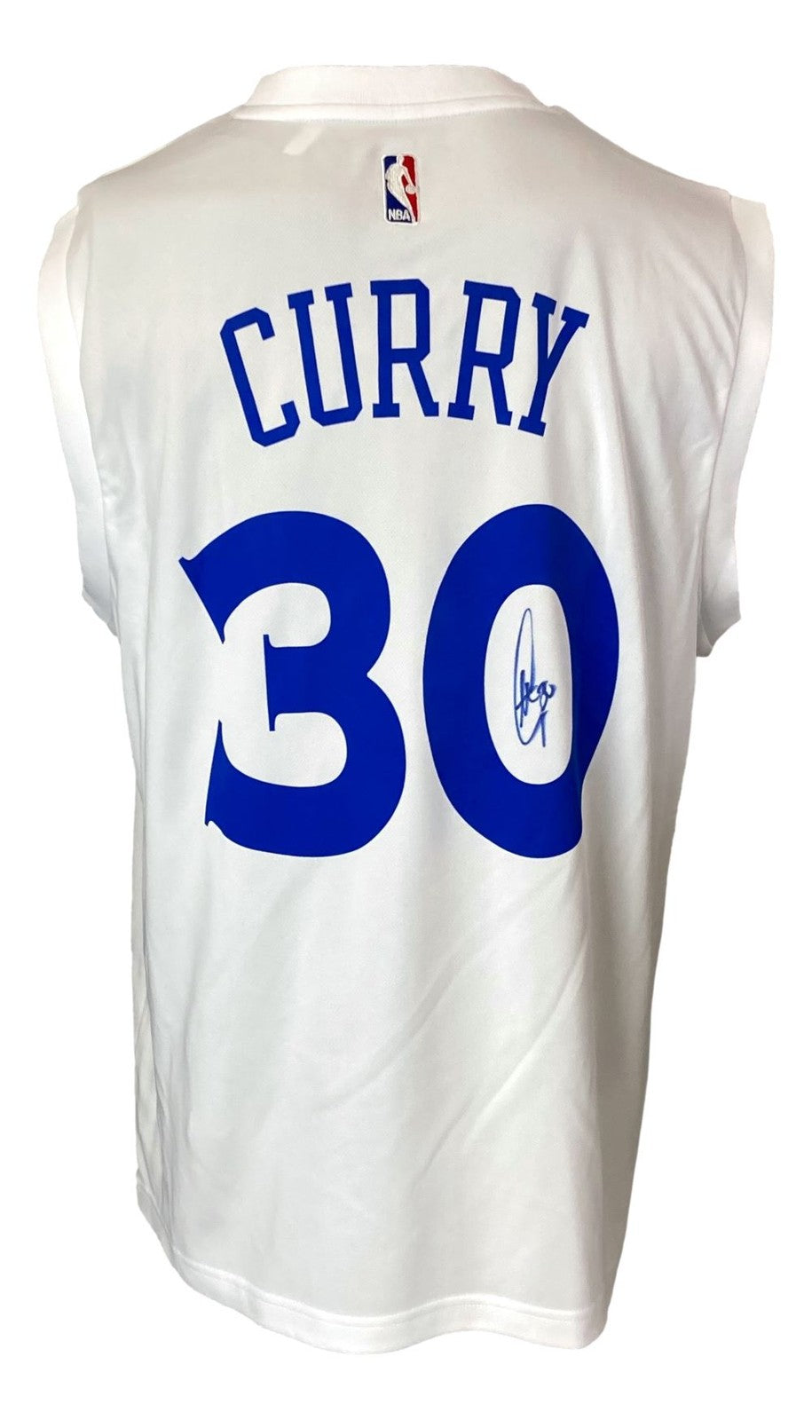 Stephen Curry Signed Warriors Adidas Basketball Jersey 2017 Champions JSA