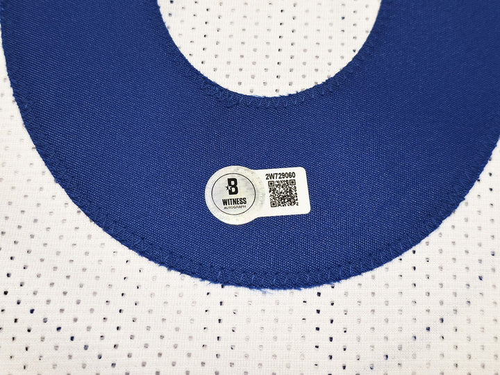 Los Angeles Rams Jared Verse Signed White Jersey Beckett Witness
