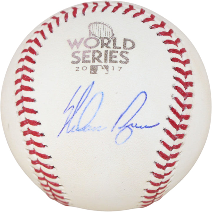 Nolan Ryan Autographed Houston Astros 2017 World Series OML Baseball MLB 53290