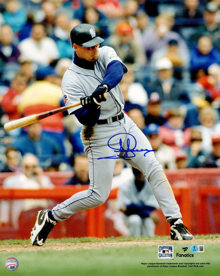 Jay Buhner Signed 16x20 Photo Seattle Mariners Beckett BAS Witness