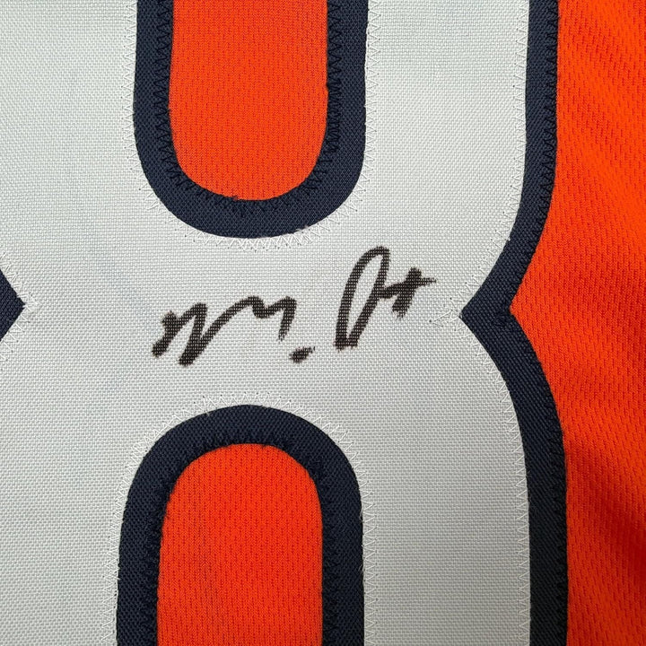 Framed Autographed Montez Sweat 35x39 Chicago Orange Pro Cut Jersey JSA COA