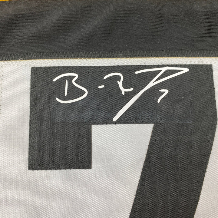 Facsimile Autographed Ben Roethlisberger Pittsburgh Bumble Bee Jersey Men's XL