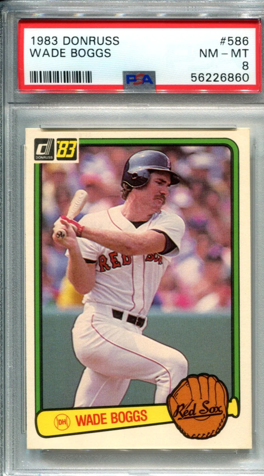 Wade Boggs 1983 Donruss #586 PSA NM-MT 8 Card