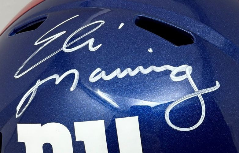 Eli Manning Signed New York Giants Full Size Speed Replica Helmet Fanatics