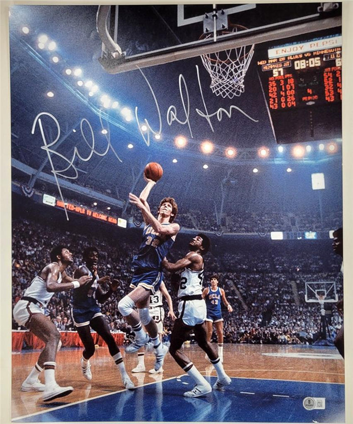 Bill Walton signed UCLA Bruins 16x20 Photo Celtics autograph ~ Beckett BAS