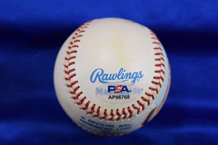 Cal Ripken Jr PSA DNA Autograph American League Hand Painted Baseball Signed