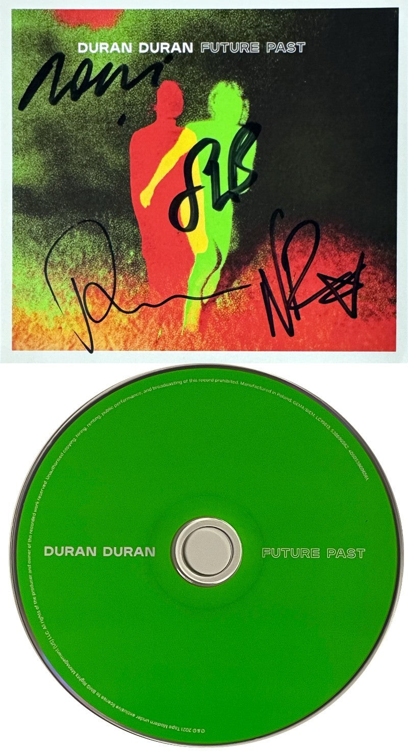 Duran Duran signed 2021 Future Past 4.5x5.25 Art Card Insert/CD 4-Sigs/Autos COA