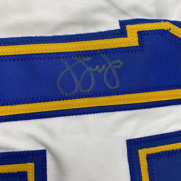 Framed Autographed/Signed Omar Vizquel 33x42 Seattle White Jersey JSA COA