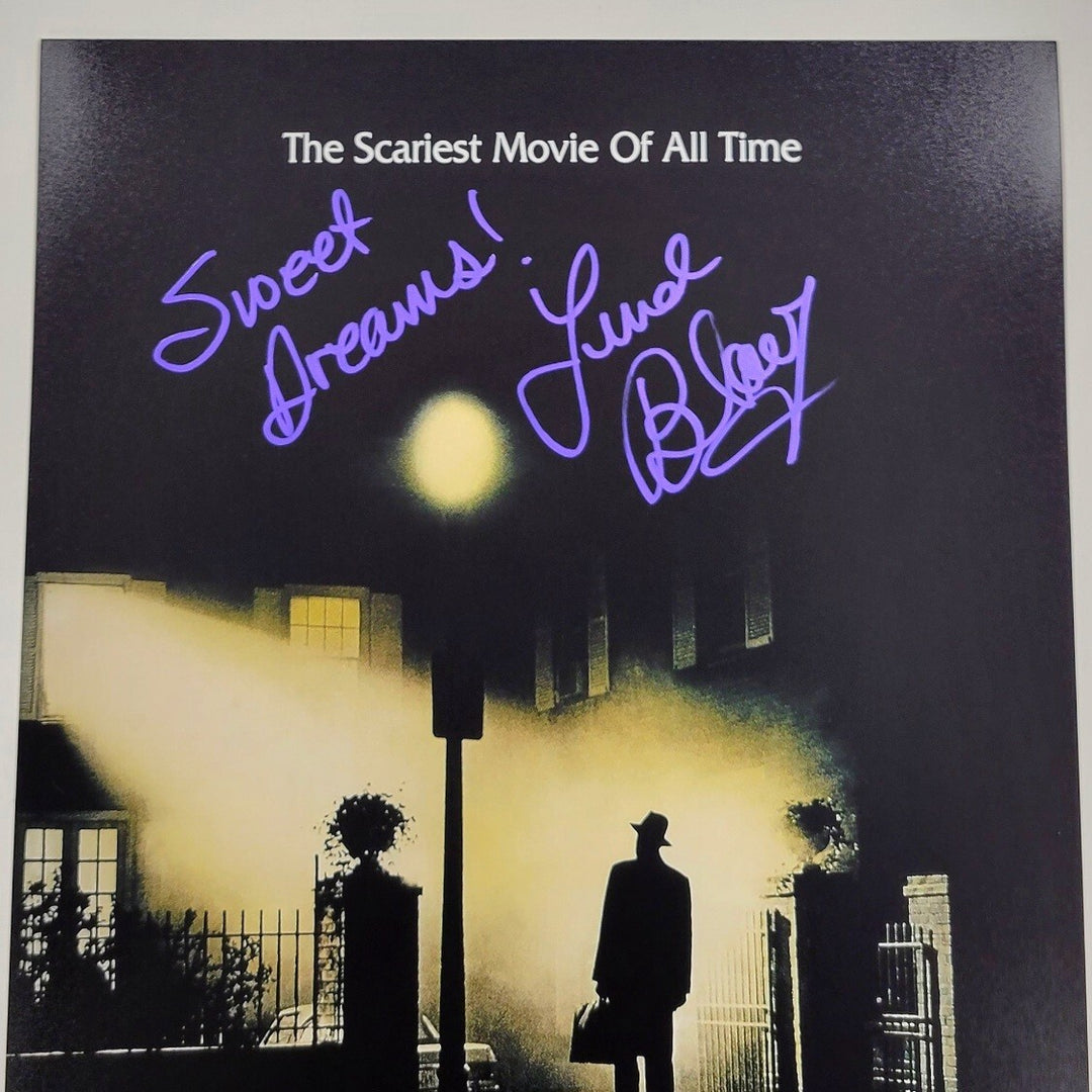 Linda Blair signed "Sweet Dreams" Exorcist 11x17 movie poster photo Regan ~ BAS