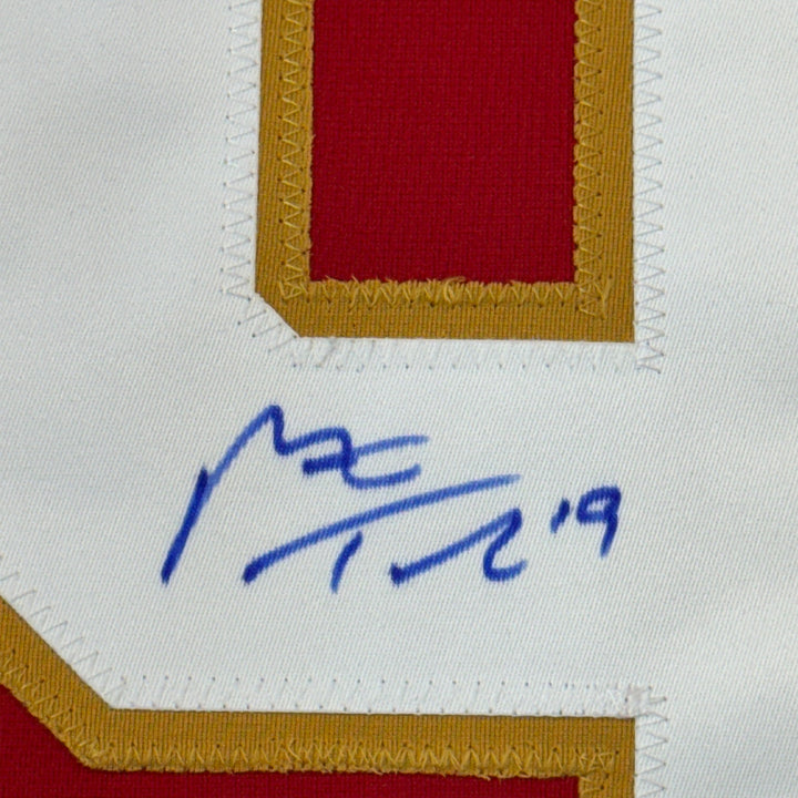 Framed Autographed/Signed Matthew Tkachuk 35x39 Florida Red Jersey JSA COA