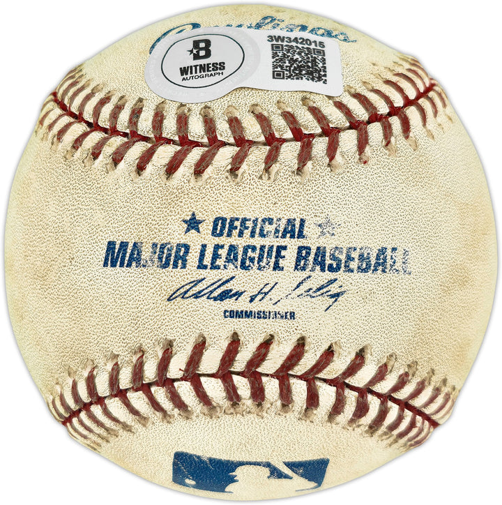 Ken Griffey Jr. Auto Official Game Used MLB Baseball Mariners Beckett 3W342015