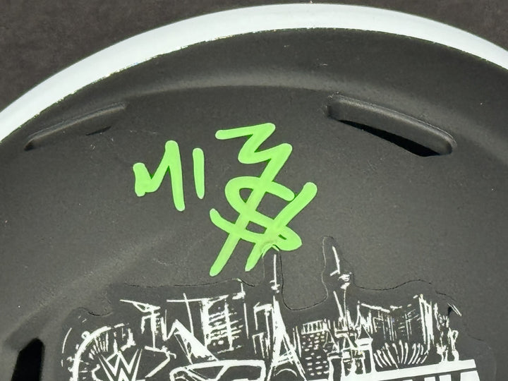 The Miz Signed Riddell Wrestlemania 42 Mini Helmet LE 5/5 Auto Fanatics COA