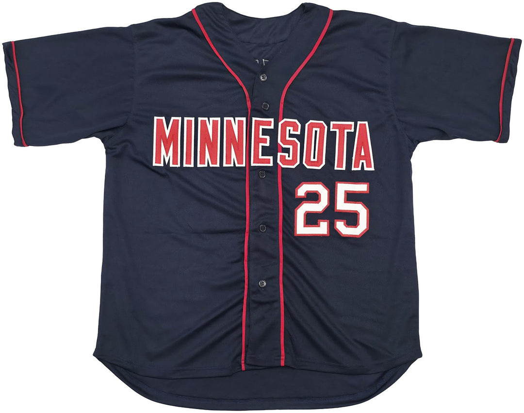 Minnesota Twins Byron Buxton Signed Blue Jersey Beckett Witness