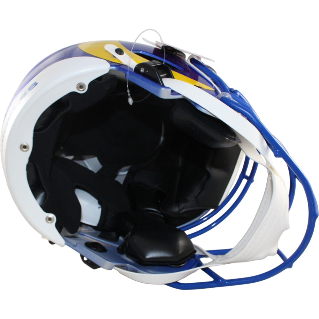 Eric Dickerson Autographed Los Angeles Rams SpeedFlex Helmet Beckett WIT 55261
